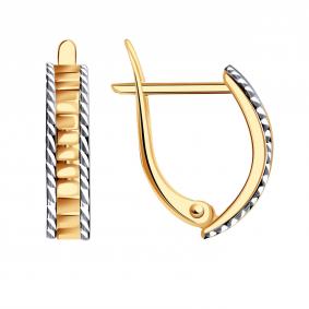 Золотые серьги МАГНАТ МА 011717 МА 011717 фото